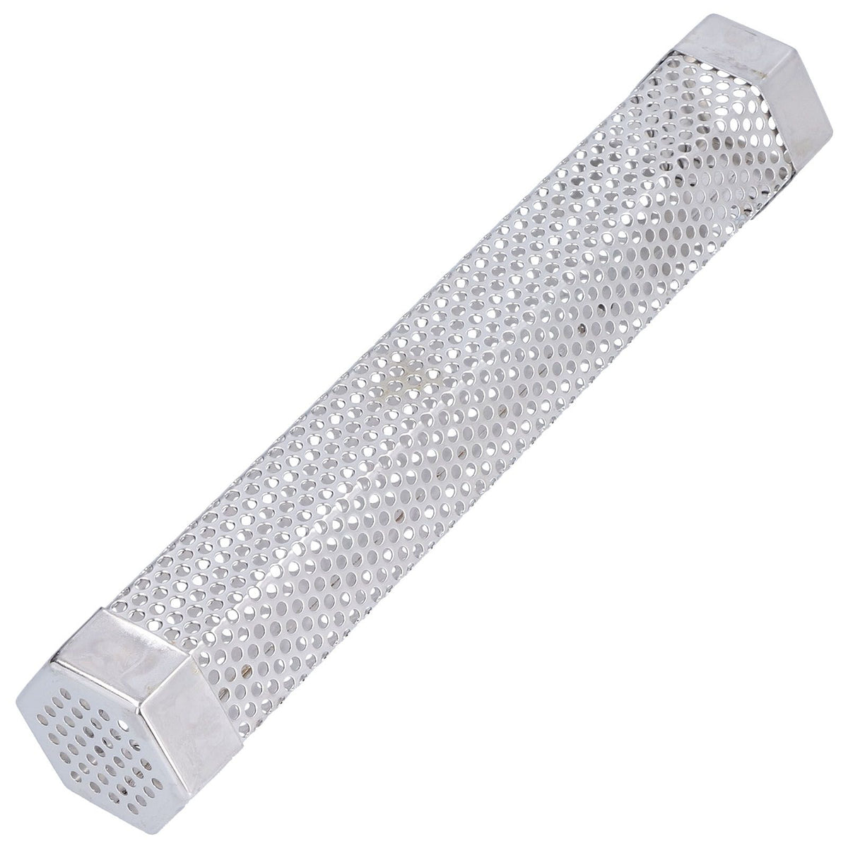 Smoker Tube 304 Stainless Steel Portable Hex Stable Barbecue Smoke Generator Pipe for Cold Hot Smoking Grilled Foods30.6x5cm(12 Inches)