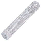 Smoker Tube 304 Stainless Steel Portable Hex Stable Barbecue Smoke Generator Pipe for Cold Hot Smoking Grilled Foods30.6x5cm(12 Inches) - 45-Degree Angle