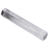 Smoker Tube 304 Stainless Steel Portable Hex Stable Barbecue Smoke Generator Pipe for Cold Hot Smoking Grilled Foods30.6x5cm(12 Inches)