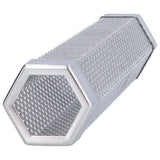 Smoker Tube 304 Stainless Steel Portable Hex Stable Barbecue Smoke Generator Pipe for Cold Hot Smoking Grilled Foods30.6x5cm(12 Inches)