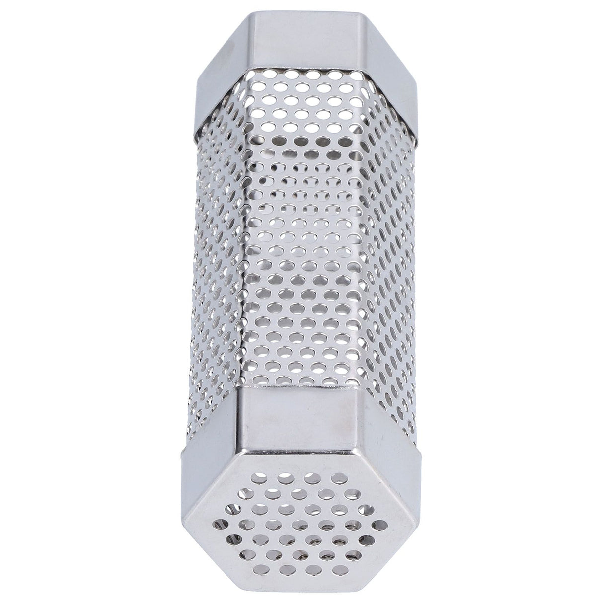 Smoker Tube 304 Stainless Steel Portable Hex Stable Barbecue Smoke Generator Pipe for Cold Hot Smoking Grilled Foods15.4x5cm(6 Inches)