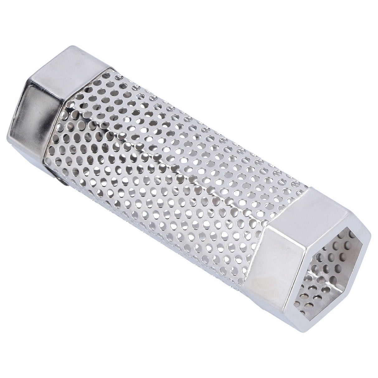 Smoker Tube 304 Stainless Steel Portable Hex Stable Barbecue Smoke Generator Pipe for Cold Hot Smoking Grilled Foods15.4x5cm(6 Inches)