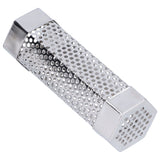 Smoker Tube 304 Stainless Steel Portable Hex Stable Barbecue Smoke Generator Pipe for Cold Hot Smoking Grilled Foods15.4x5cm(6 Inches)