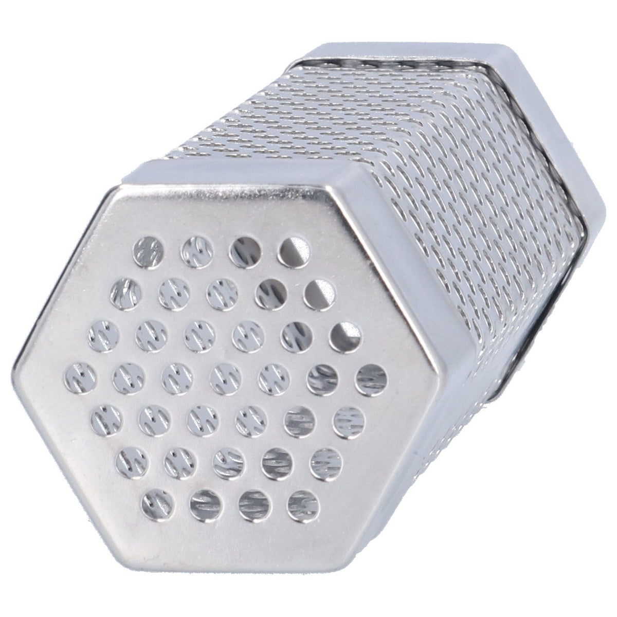 Smoker Tube 304 Stainless Steel Portable Hex Stable Barbecue Smoke Generator Pipe for Cold Hot Smoking Grilled Foods15.4x5cm(6 Inches)