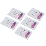 5 Packs Pool Test Strips Fast Detection Easily Read Clear Results Reliable Uric Acid Test Paper for Swimming Pools Spas - Rear View