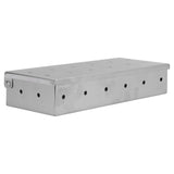 Smoker Box Vent Design High Compatibility Easily Use Durable BBQ Gadgets for Charcoal Gas Grill - Rear View
