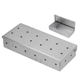 Smoker Box Vent Design High Compatibility Easily Use Durable BBQ Gadgets for Charcoal Gas Grill