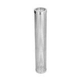 Smoker Box Cylindrical Detachable Large Capacity Fruit Wood BBQ Pellet Smoker Tube for Outdoor CampingL 30.6x5.3cm