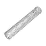 Smoker Box Cylindrical Detachable Large Capacity Fruit Wood BBQ Pellet Smoker Tube for Outdoor CampingL 30.6x5.3cm