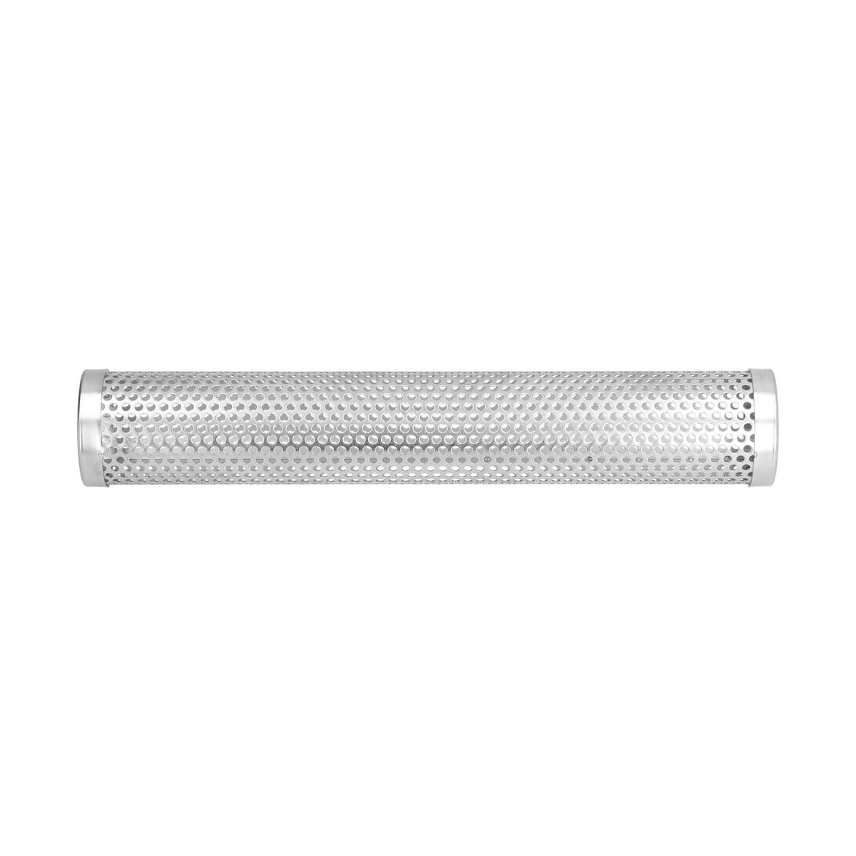 Smoker Box Cylindrical Detachable Large Capacity Fruit Wood BBQ Pellet Smoker Tube for Outdoor CampingL 30.6x5.3cm