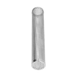 Smoker Box Cylindrical Detachable Large Capacity Fruit Wood BBQ Pellet Smoker Tube for Outdoor CampingL 30.6x5.3cm - Extra Image