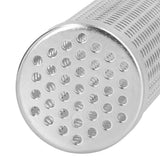 Smoker Box Cylindrical Detachable Large Capacity Fruit Wood BBQ Pellet Smoker Tube for Outdoor CampingL 30.6x5.3cm