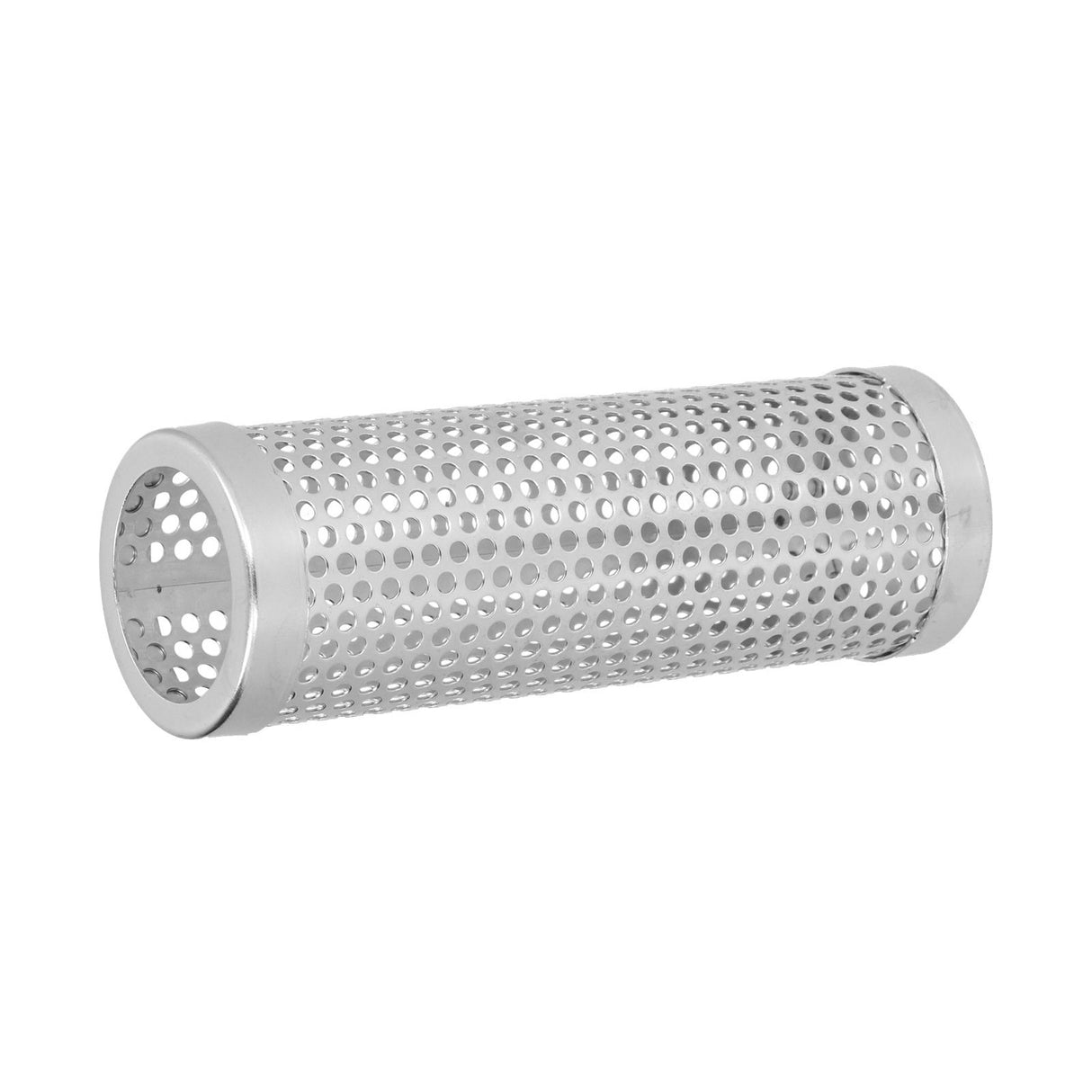 Smoker Box Cylindrical Detachable Large Capacity Fruit Wood BBQ Pellet Smoker Tube for Outdoor CampingS 15.3x5.3cm