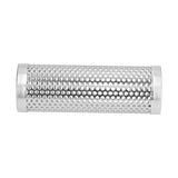 Smoker Box Cylindrical Detachable Large Capacity Fruit Wood BBQ Pellet Smoker Tube for Outdoor CampingS 15.3x5.3cm