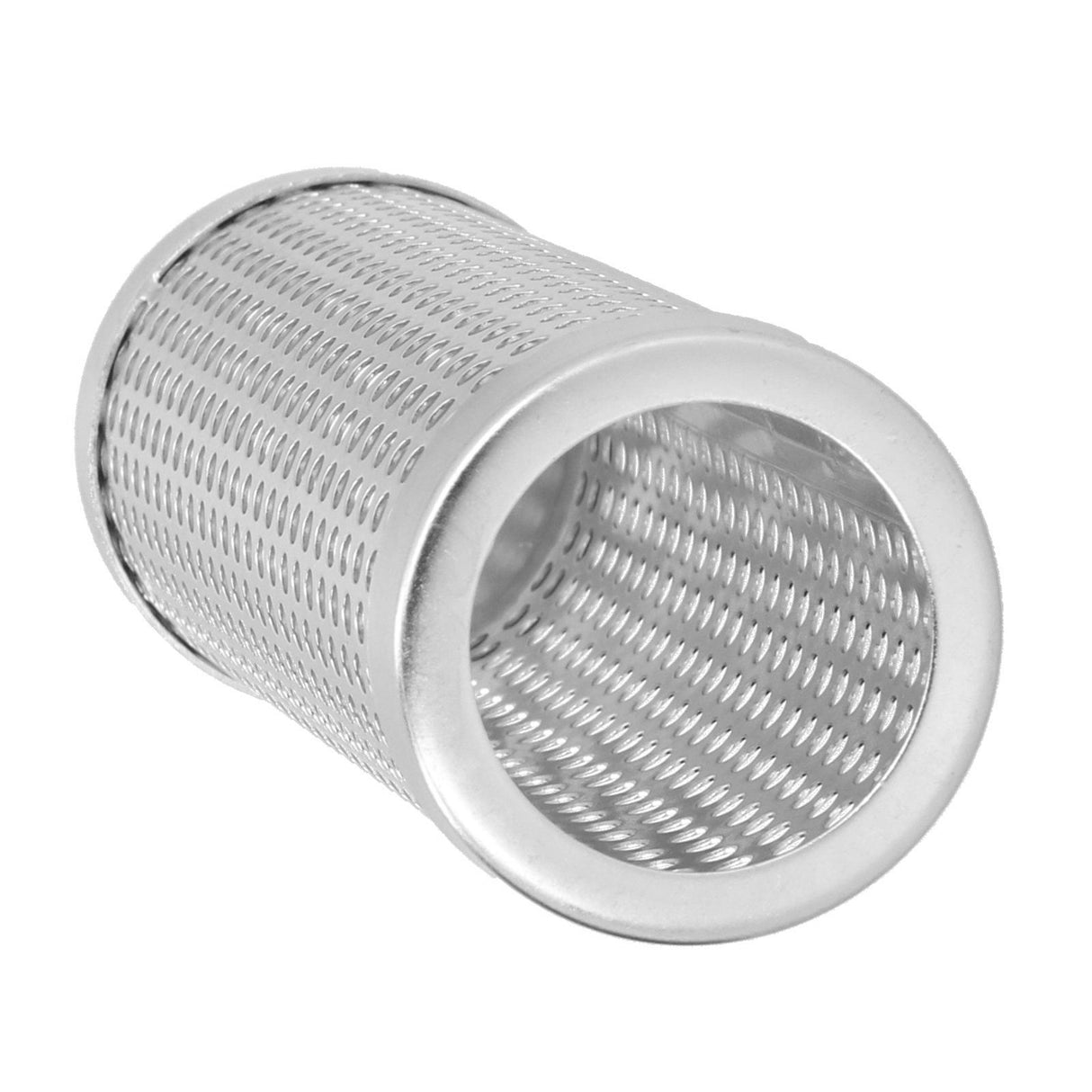 Smoker Box Cylindrical Detachable Large Capacity Fruit Wood BBQ Pellet Smoker Tube for Outdoor CampingS 15.3x5.3cm
