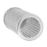 Smoker Box Cylindrical Detachable Large Capacity Fruit Wood BBQ Pellet Smoker Tube for Outdoor CampingS 15.3x5.3cm