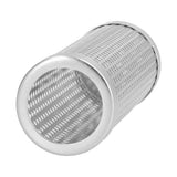 Smoker Box Cylindrical Detachable Large Capacity Fruit Wood BBQ Pellet Smoker Tube for Outdoor CampingS 15.3x5.3cm