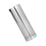 Smoker Box Cylindrical Detachable Large Capacity Fruit Wood BBQ Pellet Smoker Tube for Outdoor CampingS 15.3x5.3cm - Extra Image