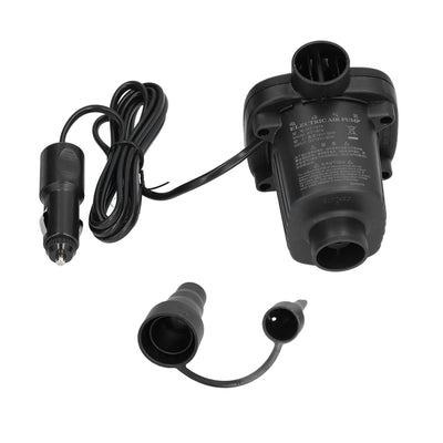 Air Pump DC12V Power 50W 2 Functional Nozzles Light Weight Inflator Pump for Rubber Boat