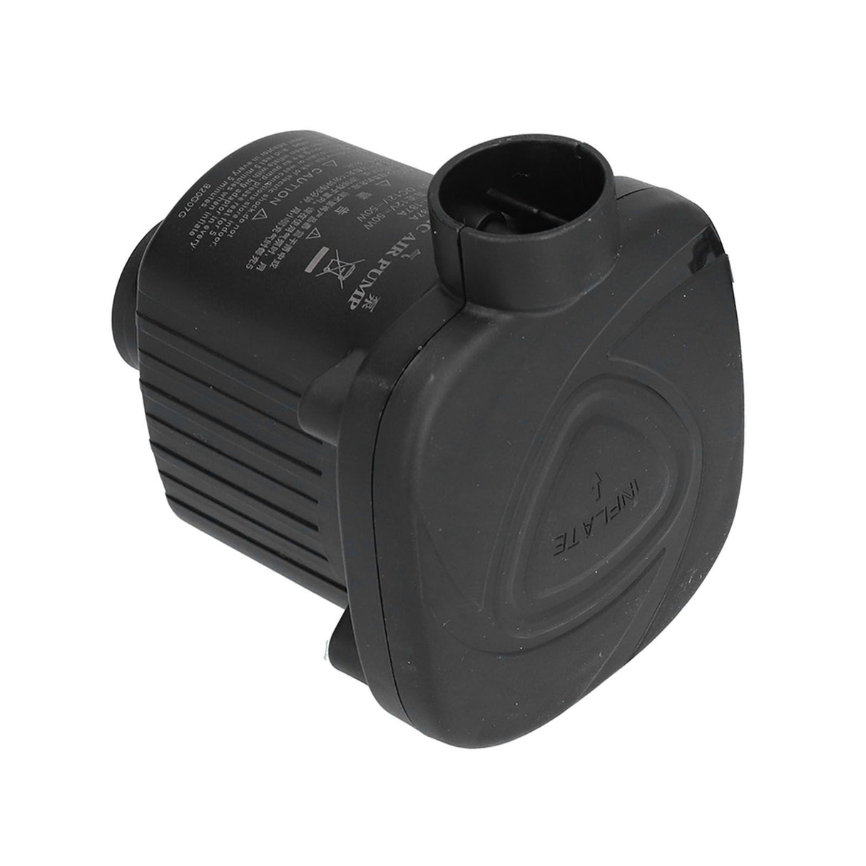 Air Pump DC12V Power 50W 2 Functional Nozzles Light Weight Inflator Pump for Rubber Boat