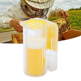 Queen Bee Catcher Plastic Healthy Nontoxic Round No Burr Lightweight One Handed Queen Marking Bottle - Extra Image