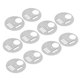 10Pcs Round Beehive Door Stainless Steel 6.8cm Rotatable Efficient High Performance Beehive Supplies - 45-Degree Angle