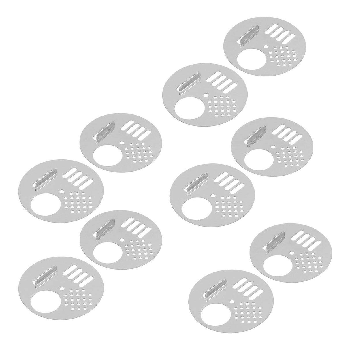 10Pcs Round Beehive Door Stainless Steel 6.8cm Rotatable Efficient High Performance Beehive Supplies