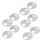10Pcs Round Beehive Door Stainless Steel 6.8cm Rotatable Efficient High Performance Beehive Supplies