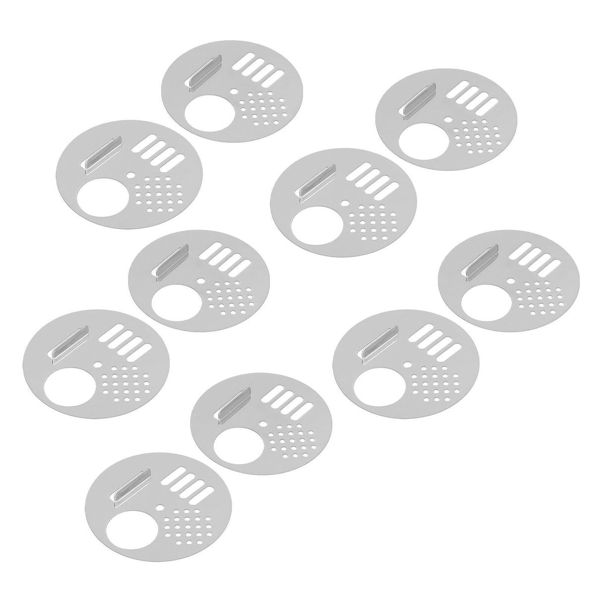 10Pcs Round Beehive Door Stainless Steel 6.8cm Rotatable Efficient High Performance Beehive Supplies
