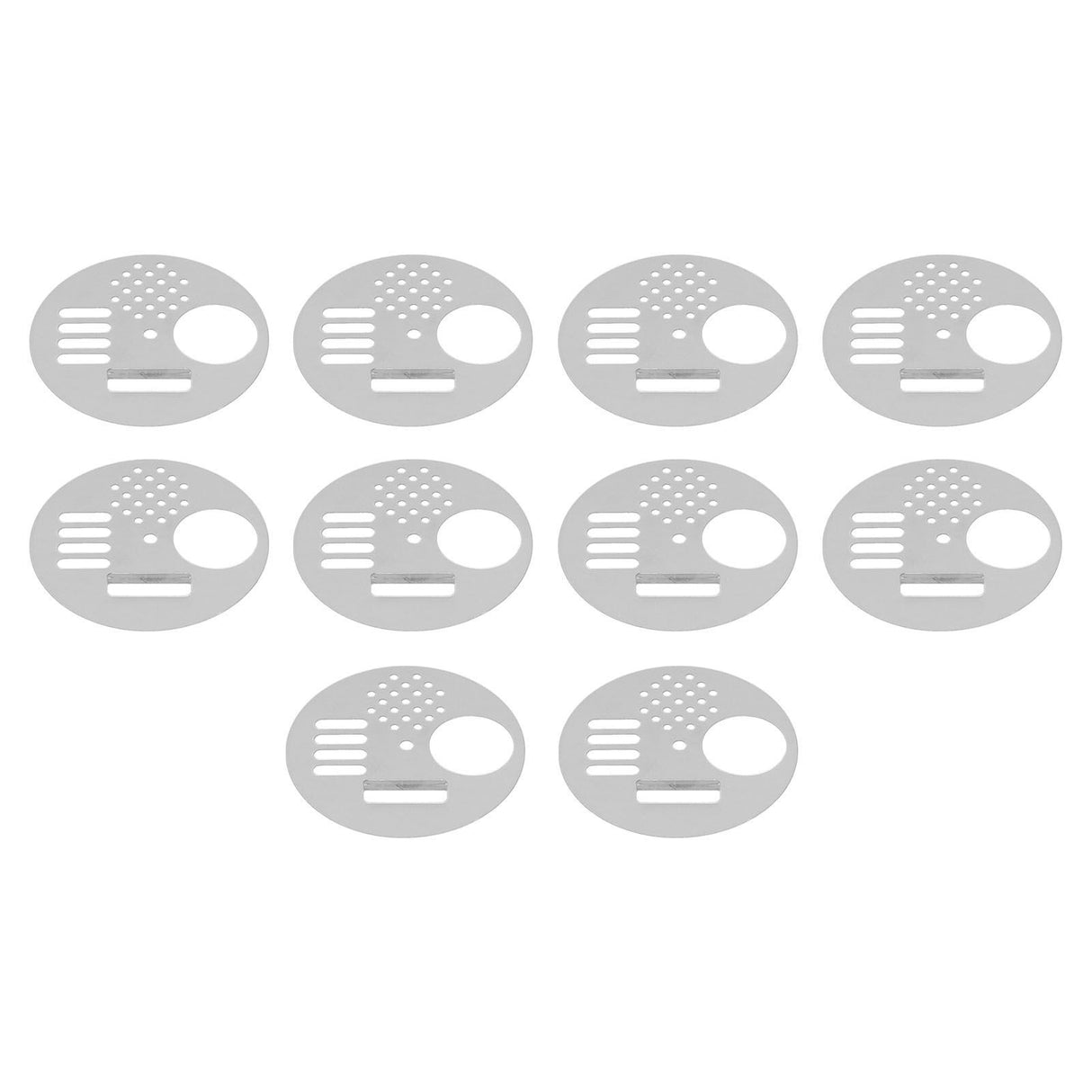10Pcs Round Beehive Door Stainless Steel 6.8cm Rotatable Efficient High Performance Beehive Supplies