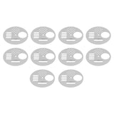 10Pcs Round Beehive Door Stainless Steel 6.8cm Rotatable Efficient High Performance Beehive Supplies - Extra Image