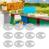 10Pcs Round Beehive Door Stainless Steel 6.8cm Rotatable Efficient High Performance Beehive Supplies - Extra Image