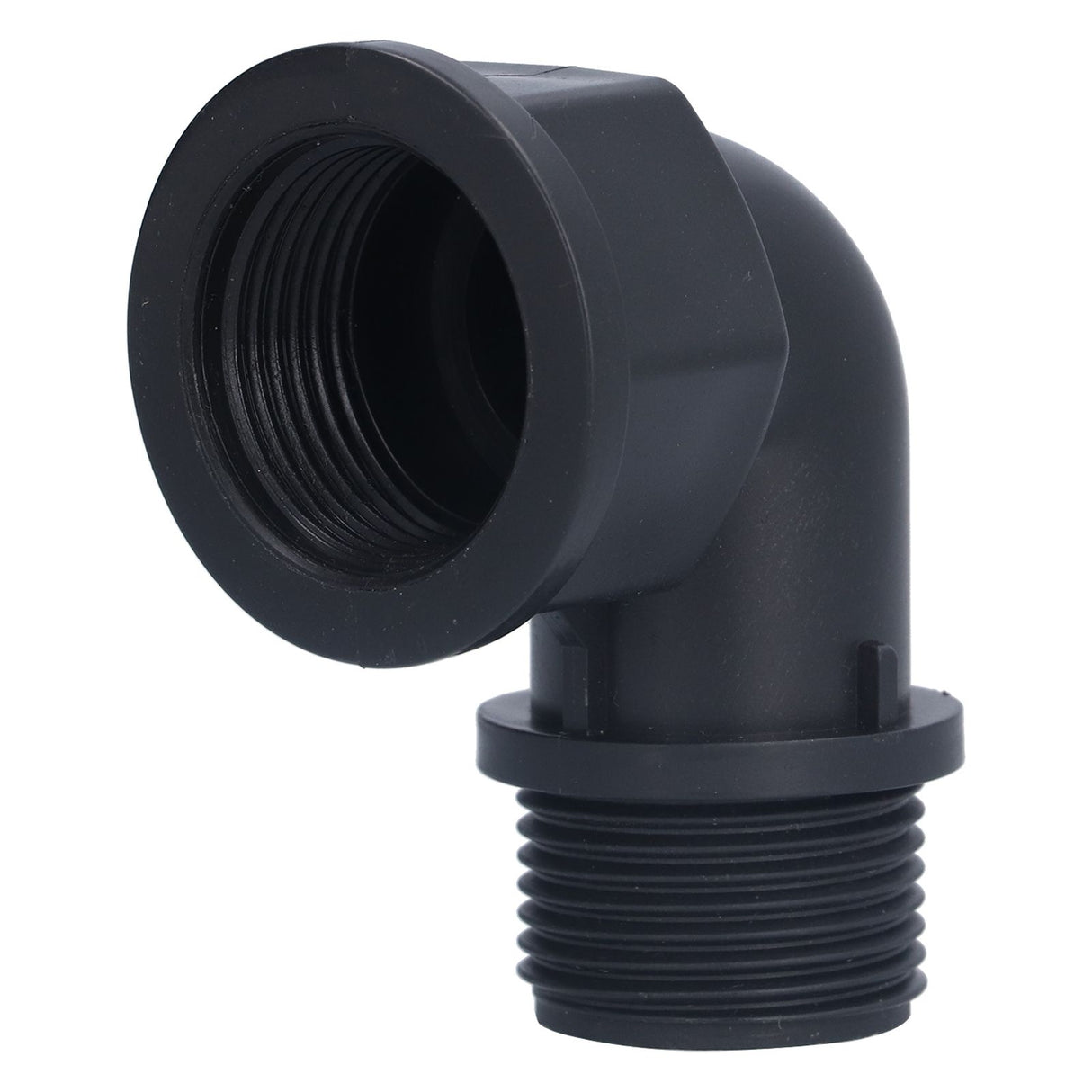 2Set Elbow Connector Durable Adaptable Hose Adapter with Nipple Connector for Garden Outdoor(G1 Directional Elbow Female and Male Thread Nipple )