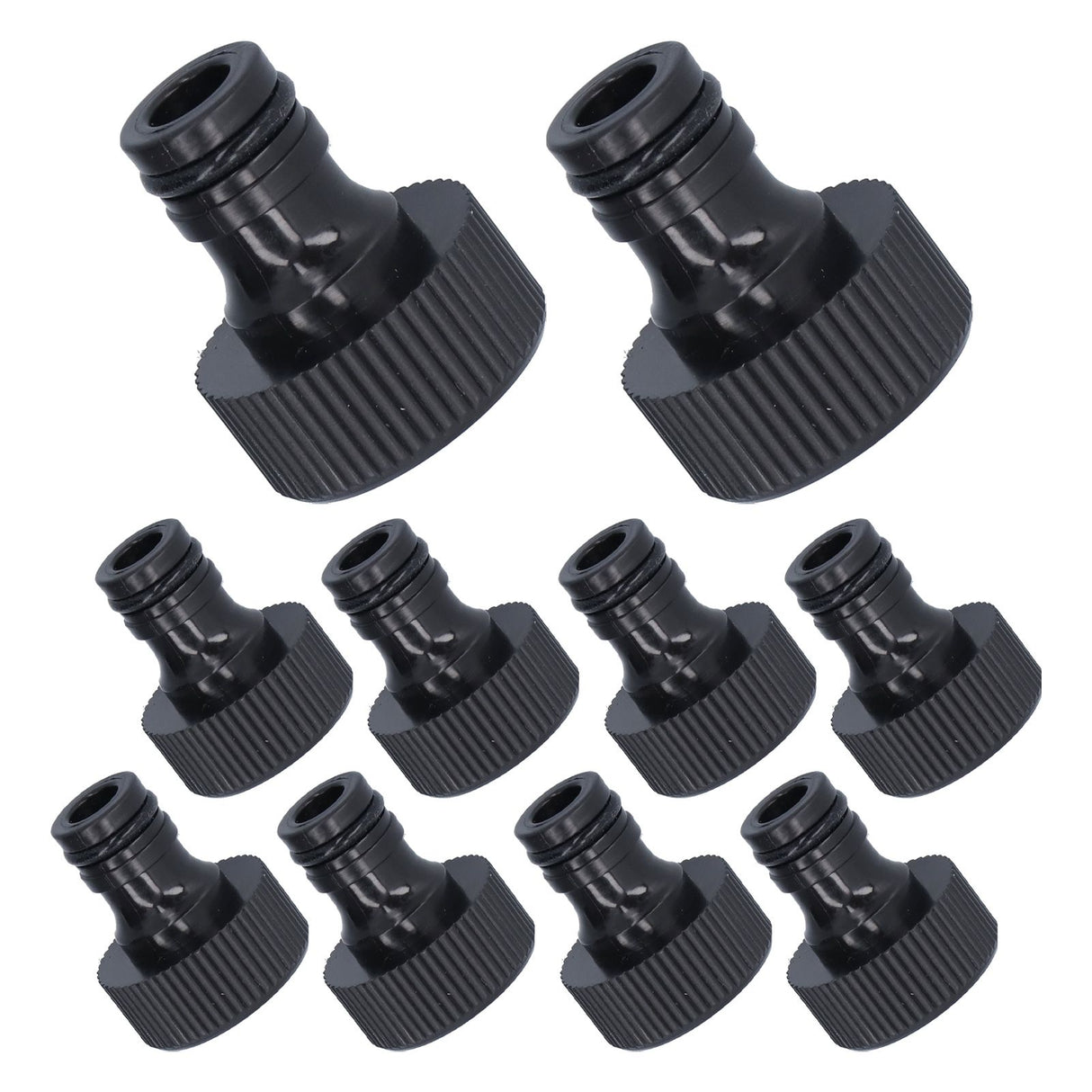 10Pcs 15mm Thread Adapter Plastic Sealable Durable Hose Connector for Courtyard GardenG3/4 Female Thread