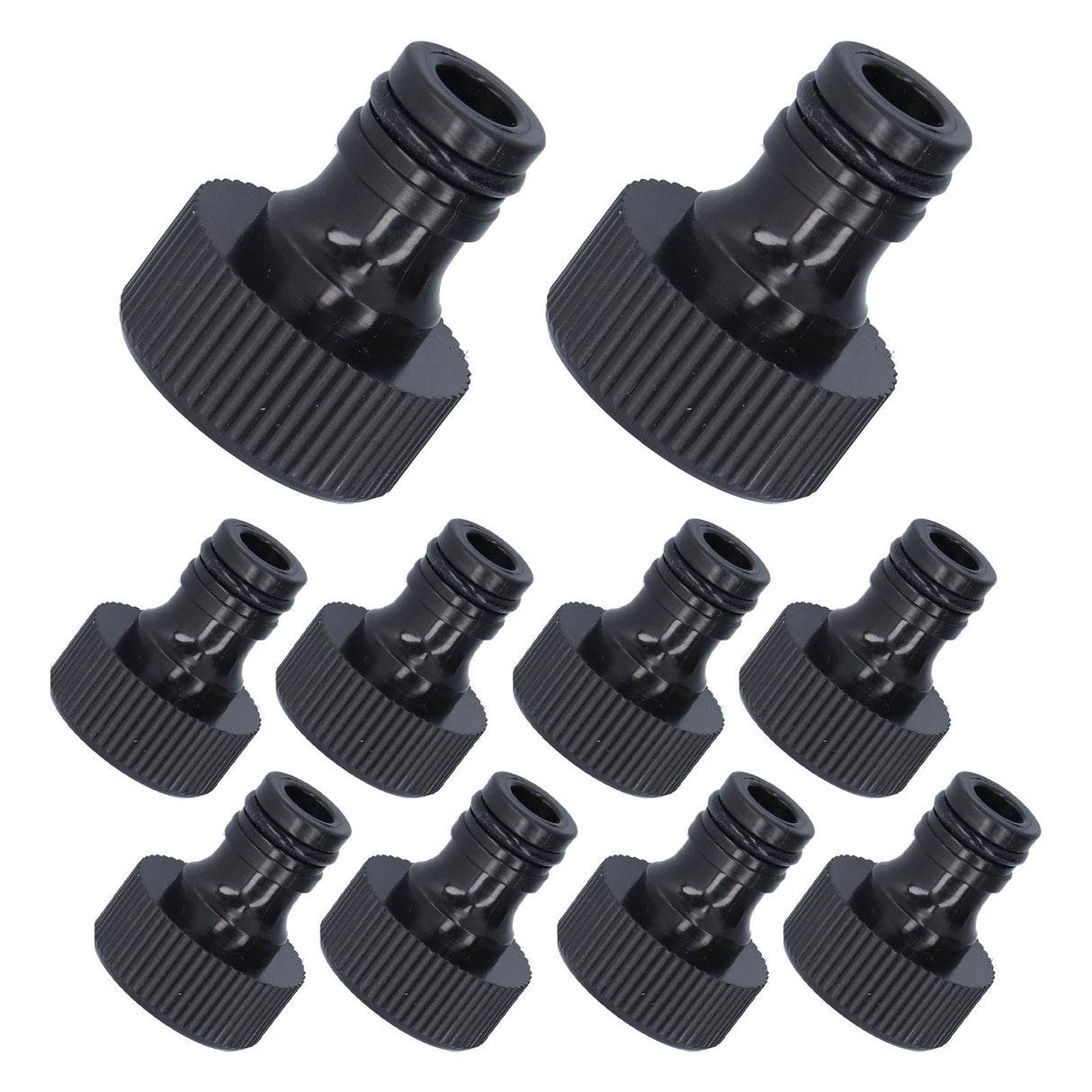 10Pcs 15mm Thread Adapter Plastic Sealable Durable Hose Connector for Courtyard GardenG3/4 Female Thread