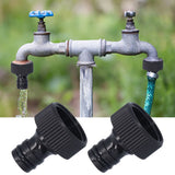 10Pcs 15mm Thread Adapter Plastic Sealable Durable Hose Connector for Courtyard GardenG3/4 Female Thread - Extra Image