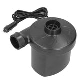 12V Air Pump ABS Electric Inflation Pump with 3 Nozzles Powerful Portable for Inflatable Toy Boat - Rear View