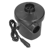 12V Air Pump ABS Electric Inflation Pump with 3 Nozzles Powerful Portable for Inflatable Toy Boat