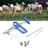 2ml Vaccine Syringe Type C Continuous Syringe Injector for Chicken Pig Sheep Ducks Animal Livestock Supplies