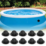 10Pcs Swimming Pool Wall Plug Portable Durable Small Size High Tightness Swimming Pool Wall Plug - Extra Image