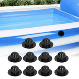 10Pcs Swimming Pool Wall Plug Portable Durable Small Size High Tightness Swimming Pool Wall Plug - Extra Image