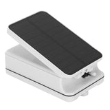 Solar Pond Pump Portable 2200mAh Large Capacity Battery Overcharge Protection Air Pump - Side View