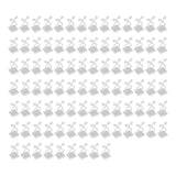 100PCS Plant Climbing Wall Fixture Wall Vines Fixing Clip Self Adhesive Branch Fixture Securing ClipWhite - Extra Image