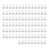 100PCS Plant Climbing Wall Fixture Wall Vines Fixing Clip Self Adhesive Branch Fixture Securing ClipWhite - Extra Image