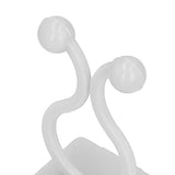 100PCS Plant Climbing Wall Fixture Wall Vines Fixing Clip Self Adhesive Branch Fixture Securing ClipWhite - Extra Image