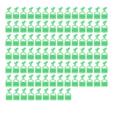 100PCS Plant Climbing Wall Fixture Wall Vines Fixing Clip Self Adhesive Branch Fixture Securing ClipGreen - Front View