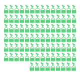 100PCS Plant Climbing Wall Fixture Wall Vines Fixing Clip Self Adhesive Branch Fixture Securing ClipGreen