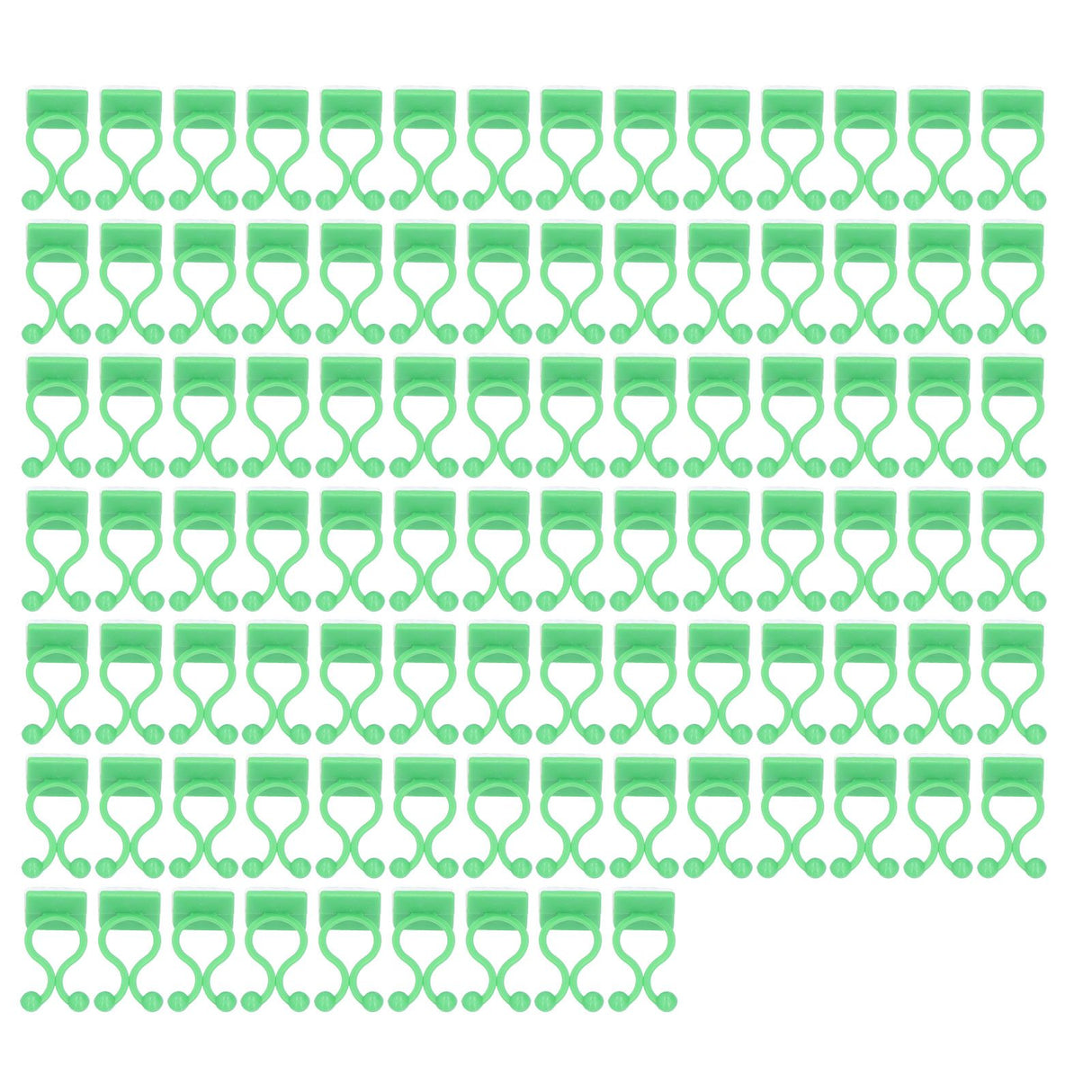 100PCS Plant Climbing Wall Fixture Wall Vines Fixing Clip Self Adhesive Branch Fixture Securing ClipGreen