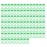 100PCS Plant Climbing Wall Fixture Wall Vines Fixing Clip Self Adhesive Branch Fixture Securing ClipGreen - Rear View