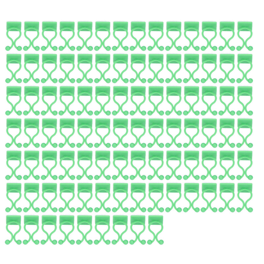 100PCS Plant Climbing Wall Fixture Wall Vines Fixing Clip Self Adhesive Branch Fixture Securing ClipGreen